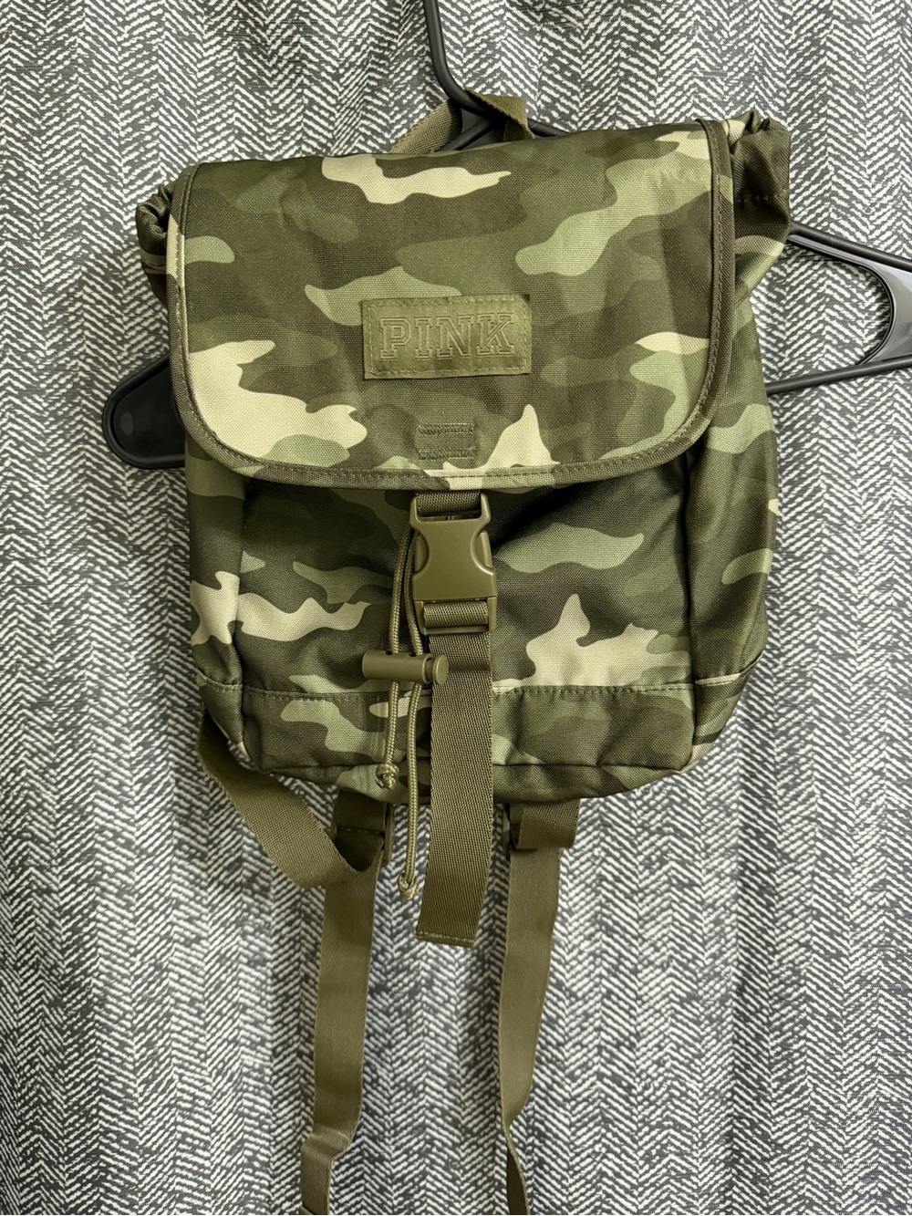 Victoria’s Secret PINK Green Camo Mini Backpack